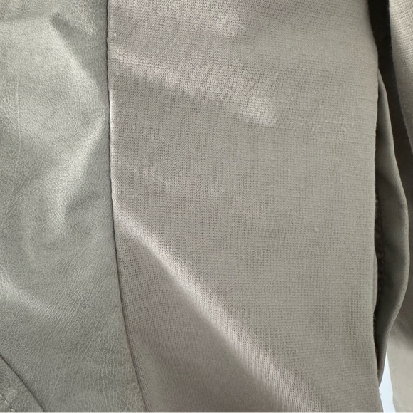 Dynamite Taupe Faux Suede Moto Jacket women’s Small❤️Moto Style, Luxe Feel 🖤 - Picture 4 of 6